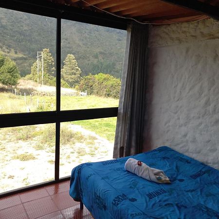 Hospedaje Y Camping Del Rio Monguí Esterno foto