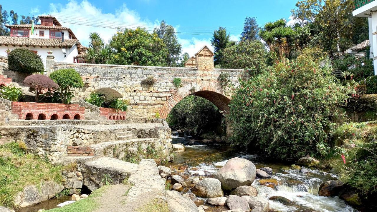 Hospedaje Y Camping Del Rio Monguí Esterno foto