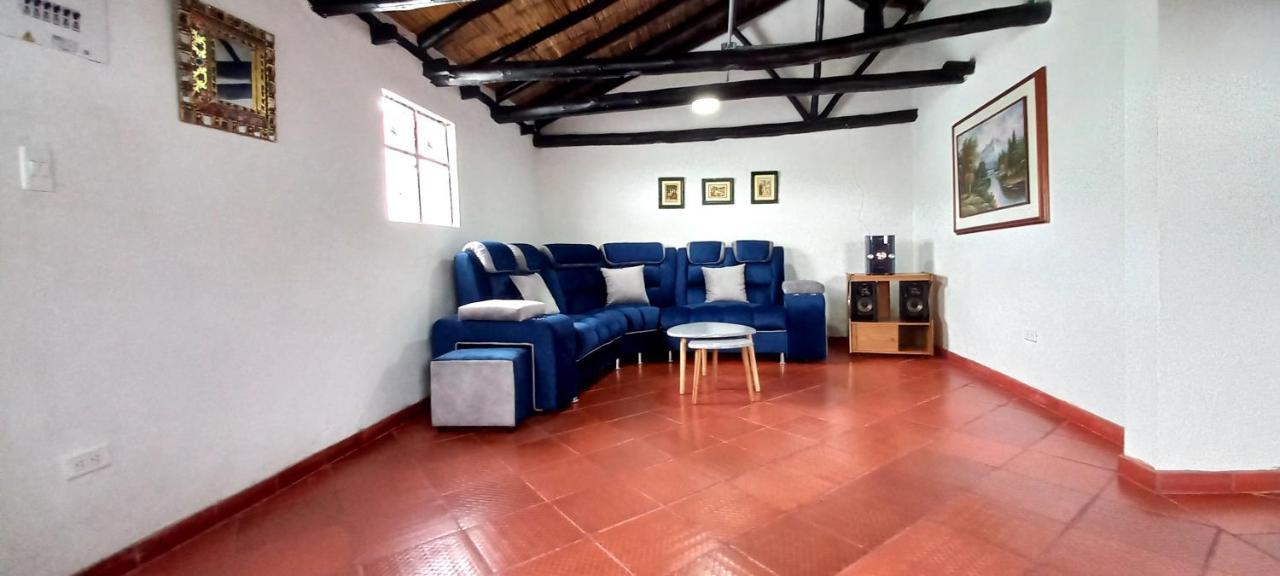 Hospedaje Y Camping Del Rio Monguí Esterno foto