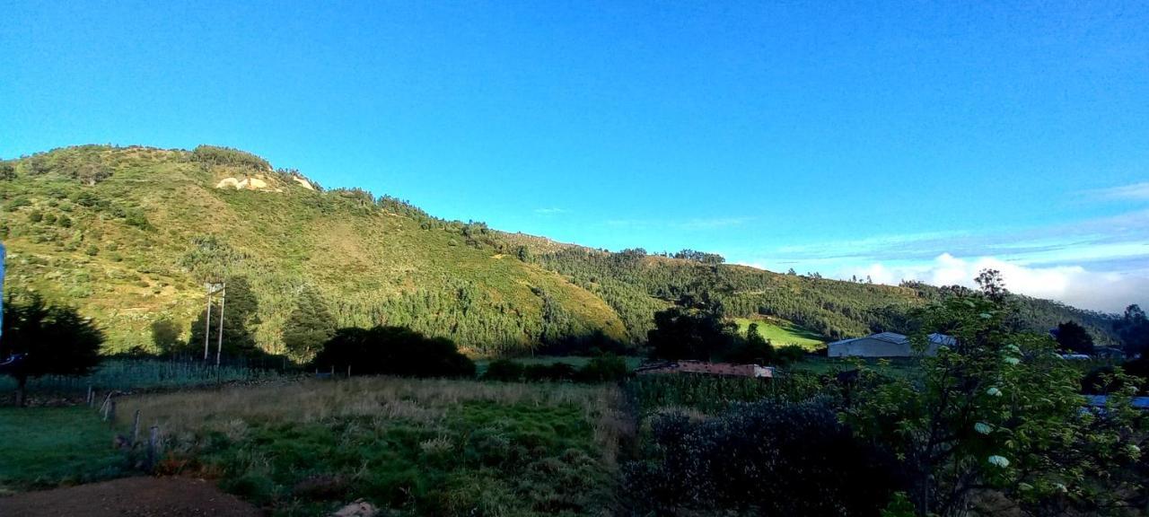 Hospedaje Y Camping Del Rio Monguí Esterno foto