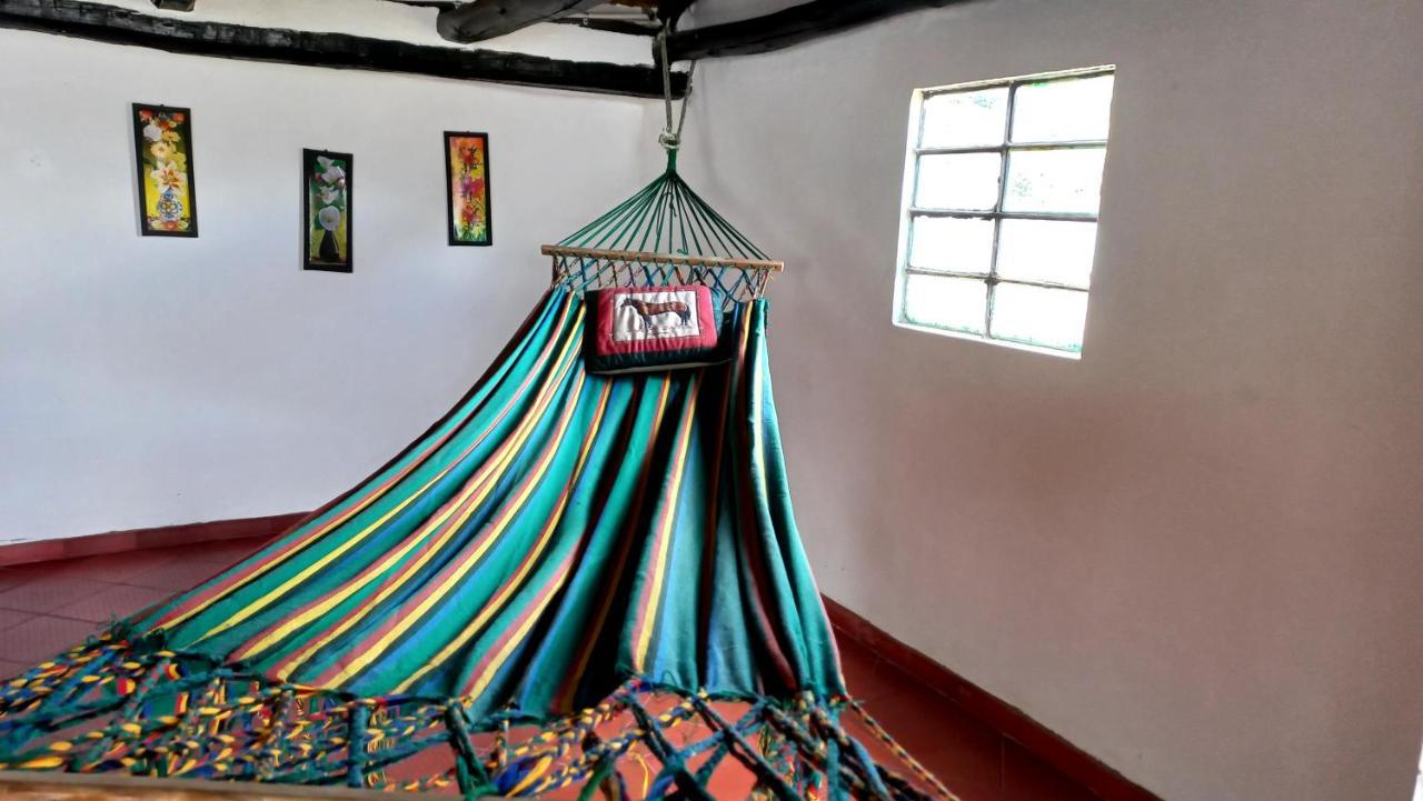 Hospedaje Y Camping Del Rio Monguí Esterno foto