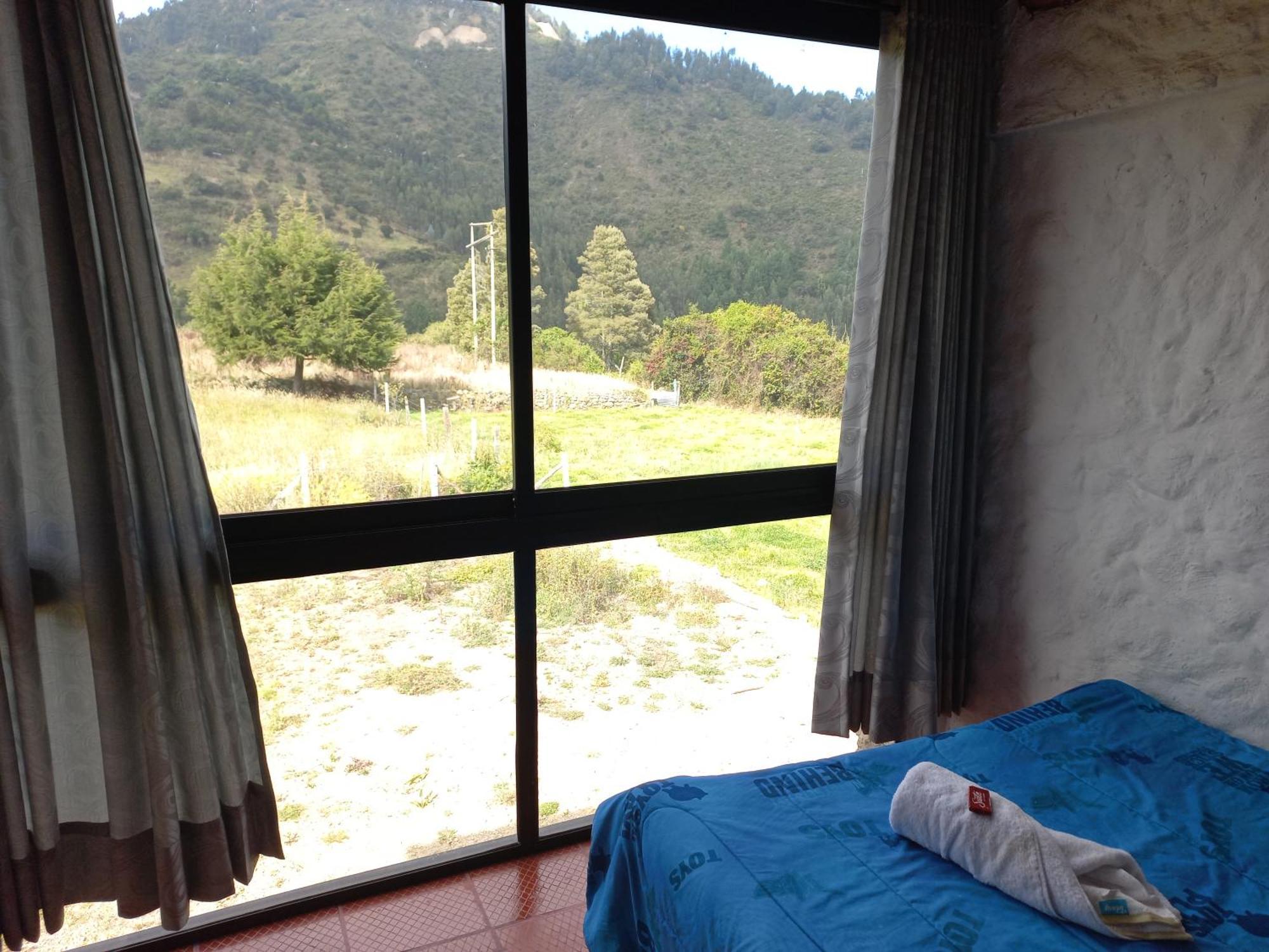 Hospedaje Y Camping Del Rio Monguí Esterno foto