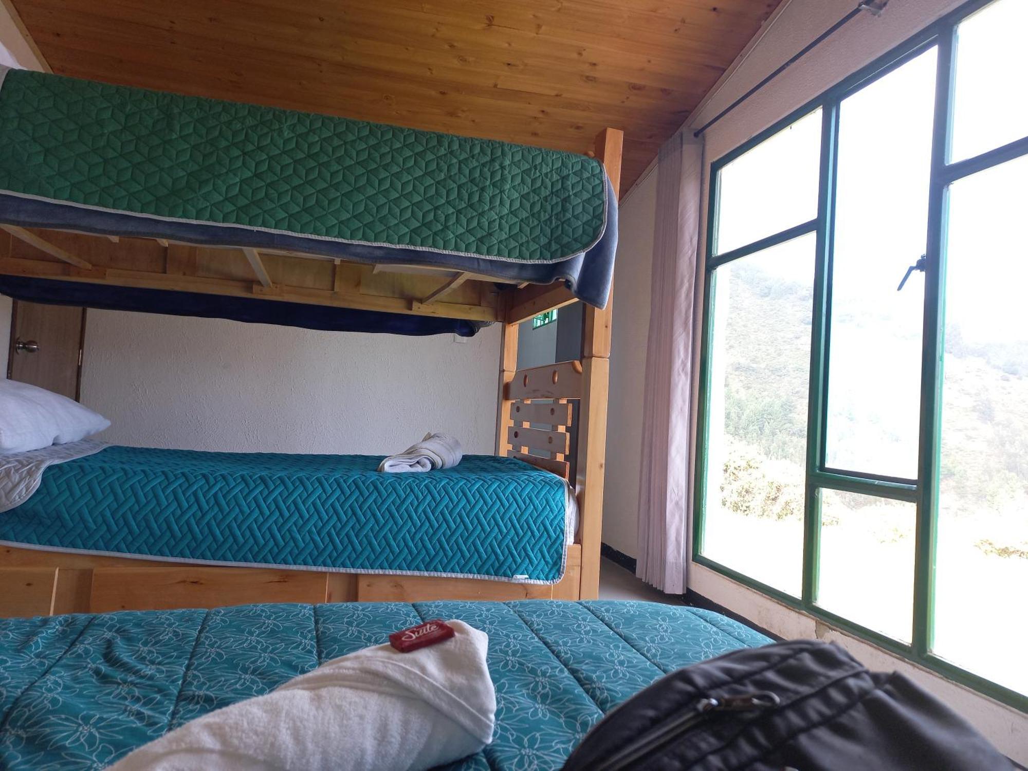Hospedaje Y Camping Del Rio Monguí Esterno foto